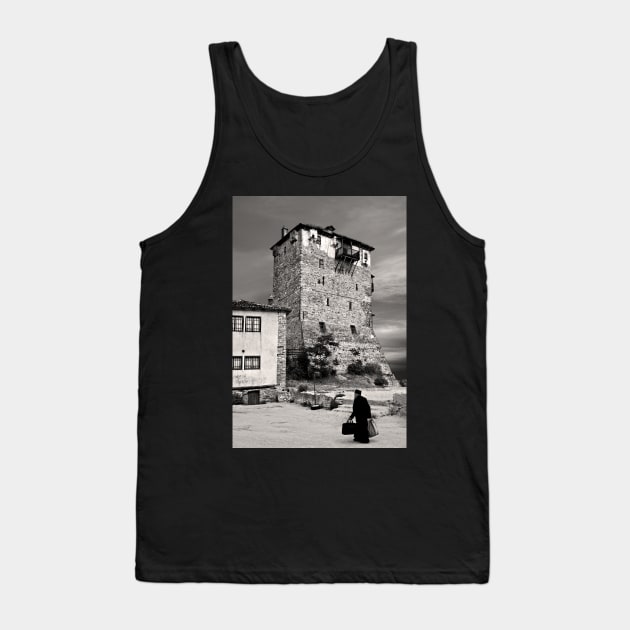 Old monk returning from Mount Athos Tank Top by Cretense72